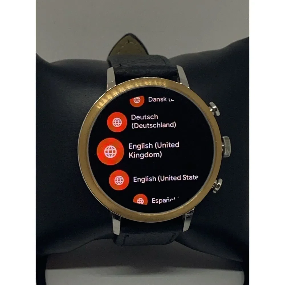 Fossil Gen 4 Authentic Digital Dial Smart Watch Custom Band FTW6016 QT486